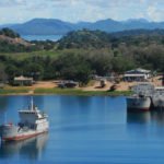 The Ululu leaves the port of Monkey Bay. Malawi, By Jeffrey Barbee